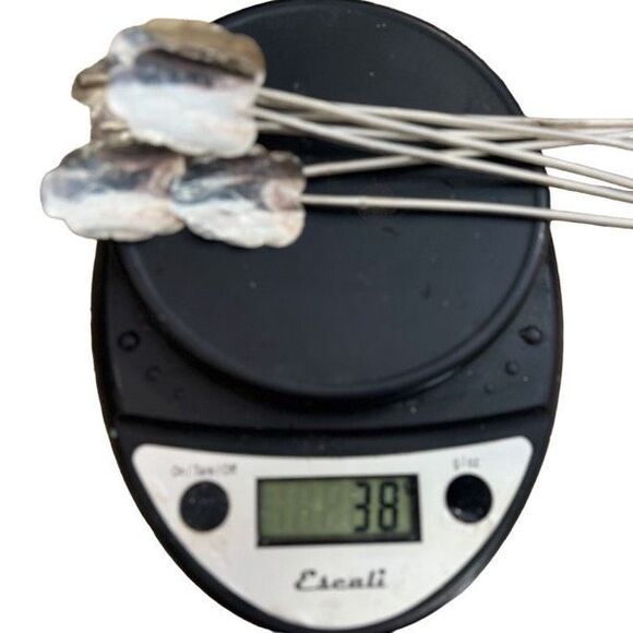 Sterling Silver Iced Tea Spoon Stirrers 7 Piece Set .925 Mexico Handmade Vintage - Picture 3 of 9